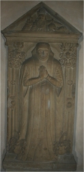 Grabstein 1576 in der Kirche St. Anna.