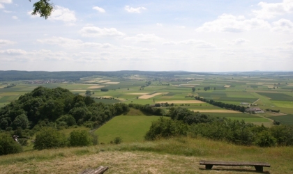 Panorama-Ansicht von Amöneburg.